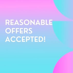 Check out my closet, all reasonable offers accepted!